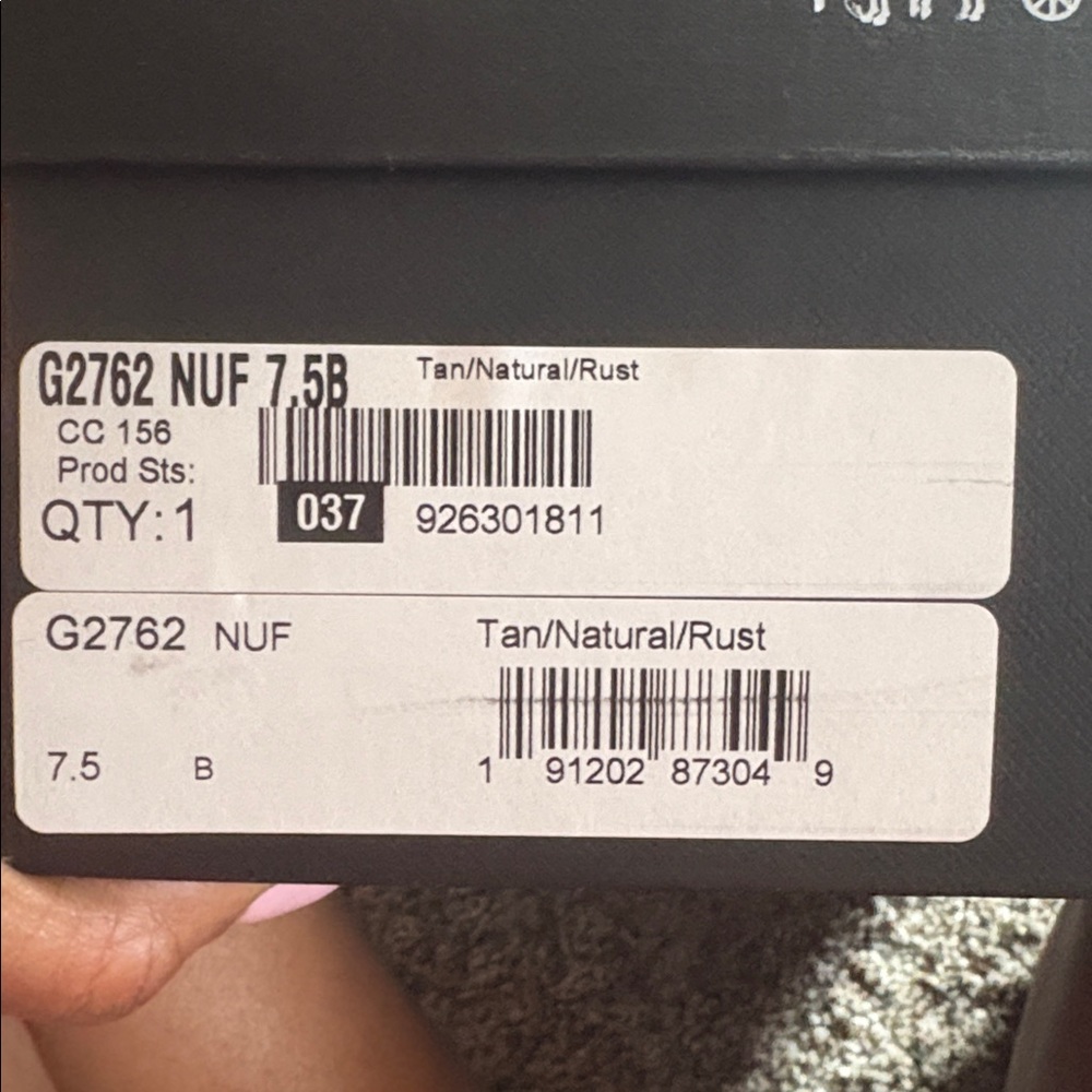 Women’s Coach Sneaker G2762 Tan/Natural/Rust with Rivets - Picture 6 of 6